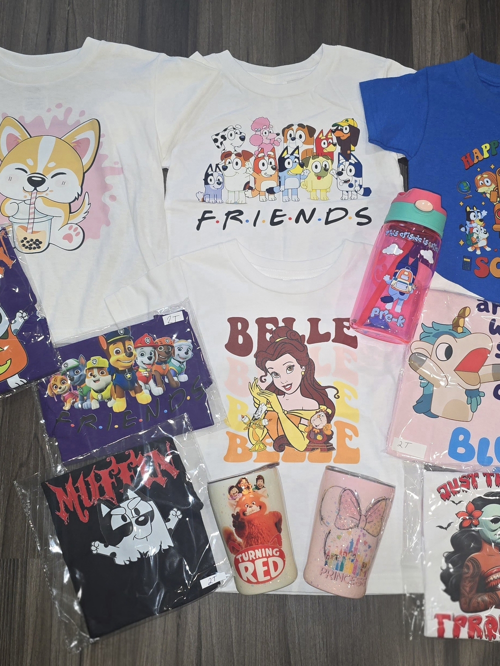 Kids Graphic T-Shirt Lot